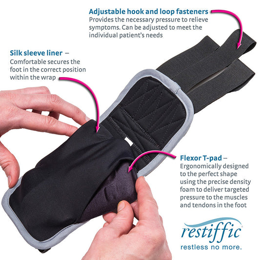 restiffic RLS restless leg foot orthosis